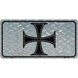 Maltese Cross Novelty Metal License Plate 12" x 6" (LP)