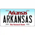 Arkansas Metal Novelty License Plate 12" x 6" (LP)