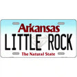 Little Rock Arkansas Metal Novelty License Plate 12" x 6" (LP)