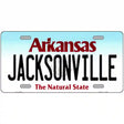 Jacksonville Arkansas Metal Novelty License Plate 12" x 6" (LP)