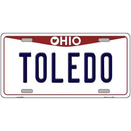 Toledo Ohio Metal Novelty License Plate 12" x 6" (LP)