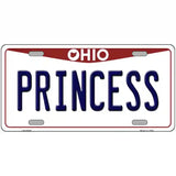 Princess Ohio Metal Novelty License Plate 12" x 6" (LP)