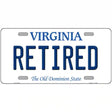 Retired Virginia Metal Novelty License Plate 12" x 6" (LP)