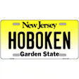 Hoboken New Jersey Metal Novelty License Plate 12" x 6" (LP)