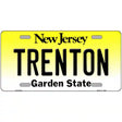 Trenton New Jersey Metal Novelty License Plate 12" x 6" (LP)