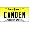 Camden New Jersey Metal Novelty License Plate 12" x 6" (LP)