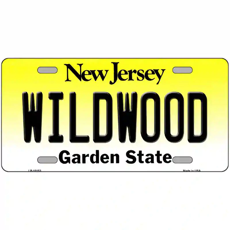 Wildwood New Jersey Metal Novelty License Plate 12" x 6" (LP)