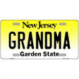 Grandma New Jersey Metal Novelty License Plate 12" x 6" (LP)