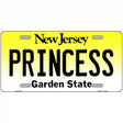 Princess New Jersey Metal Novelty License Plate 12" x 6" (LP)