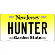 Hunter New Jersey Metal Novelty License Plate 12" x 6" (LP)