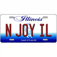 N Joy IL Illinois Metal Novelty License Plate 12" x 6" (LP)