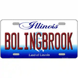 Bolingbrook Illinois Metal Novelty License Plate 12" x 6" (LP)