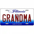 Grandma Illinois Metal Novelty License Plate 12" x 6" (LP)