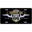 Route 66 Shield Wings Novelty Metal License Plate 12" x 6" (LP)