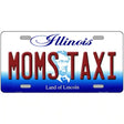 Moms Taxi Illinois Metal Novelty License Plate 12" x 6" (LP)