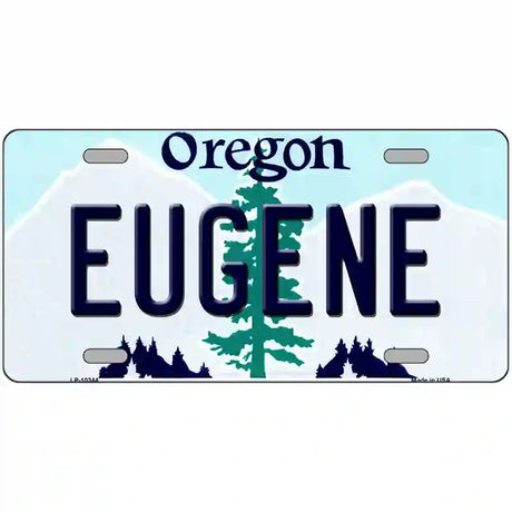 Eugene Oregon Metal Novelty License Plate 12" x 6" (LP)