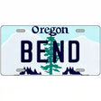 Bend Oregon Metal Novelty License Plate 12" x 6" (LP)