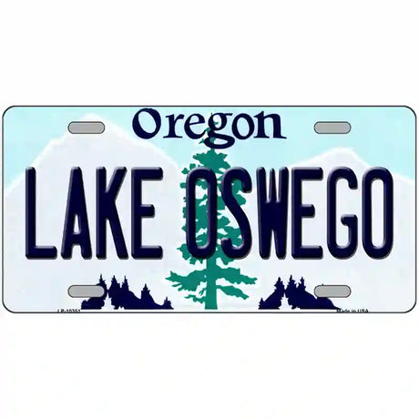 Lake Oswego Oregon Metal Novelty License Plate 12" x 6" (LP)