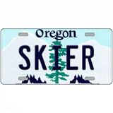 Skier Oregon Metal Novelty License Plate 12" x 6" (LP)