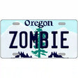 Zombie Oregon Metal Novelty License Plate 12" x 6" (LP)