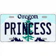 Princess Oregon Metal Novelty License Plate 12" x 6" (LP)