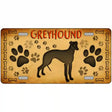 Greyhound Novelty Metal License Plate 12" x 6" (LP)