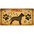 Pitbull Novelty Metal License Plate 12" x 6" (LP)