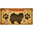 Pomeranian Novelty Metal License Plate 12" x 6" (LP)