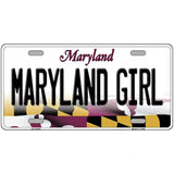 Maryland Girl Maryland Metal Novelty License Plate 12" x 6" (LP)