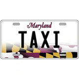 Taxi Maryland Metal Novelty License Plate 12" x 6" (LP)