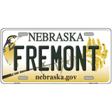 Fremont Nebraska Metal Novelty License Plate 12" x 6" (LP)