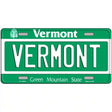 Vermont Metal Novelty License Plate 12" x 6" (LP)