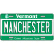 Manchester Vermont Metal Novelty License Plate 12" x 6" (LP)