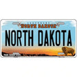North Dakota Metal Novelty License Plate 12" x 6" (LP)