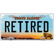 Retired North Dakota Metal Novelty License Plate 12" x 6" (LP)