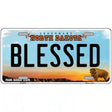 Blessed North Dakota Metal Novelty License Plate 12" x 6" (LP)