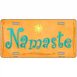 Namaste Novelty Metal License Plate 12" x 6" (LP)