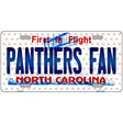 Panthers Fan North Carolina Novelty Metal License Plate 12" x 6" (LP)