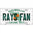 Rays Fan Florida Novelty Metal License Plate 12" x 6" (LP)