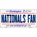 Nationals Fan Washington DC Novelty Metal License Plate 12" x 6" (LP)