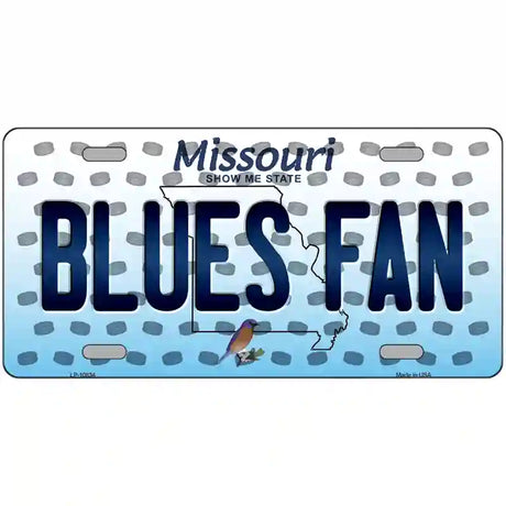 Blues Fan Missouri Novelty Metal License Plate 12" x 6" (LP)