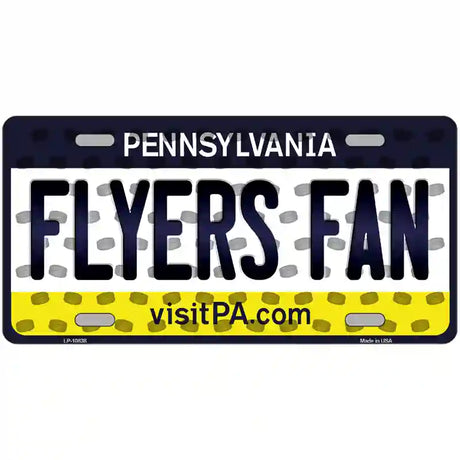 Flyers Fan Pennsylvania Novelty Metal License Plate 12" x 6" (LP)