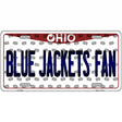 Blue Jackets Fan Ohio Novelty Metal License Plate 12" x 6" (LP)