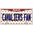 Cavaliers Fan Ohio Novelty Metal License Plate 12" x 6" (LP)