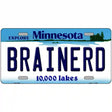 Brainerd Minnesota State Novelty License Plate 12" x 6" (LP)