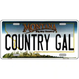 Country Gal Montana State Novelty License Plate 12" x 6" (LP)