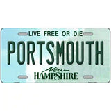 Portsmouth New Hampshire State License Plate 12" x 6" (LP)