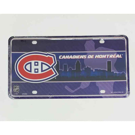 Montreal Canadians Novelty Metal License Plate Tag LP-1124