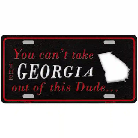 Georgia Dude Novelty Metal License Plate 12" x 6" (LP)