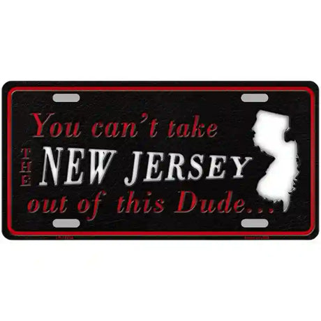 New Jersey Dude Novelty Metal License Plate 12" x 6" (LP)